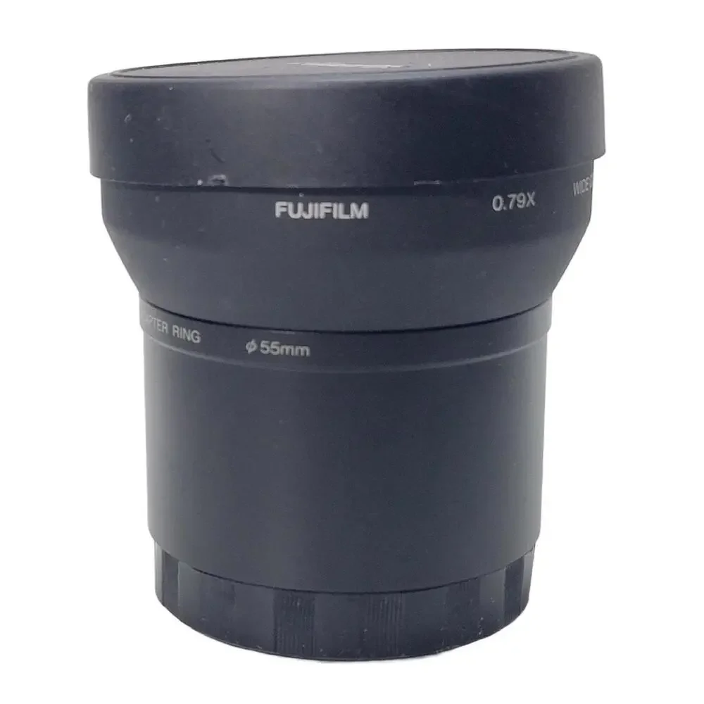 Fujifilm 0.79x Wide Conversion Lens for Finepix Cameras all black version